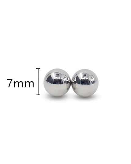 1Pair Ultra Powerful Magnet Nipple Piercing Women Balls Clamps Strong Magnetic Clitoris Bondage Sexy Body Piercing for Couple