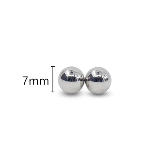 1Pair Ultra Powerful Magnet Nipple Piercing Women Balls Clamps Strong Magnetic Clitoris Bondage Sexy Body Piercing for Couple