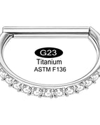 1.2x8mm / Silvery / Nose Rings & Studs|Face
