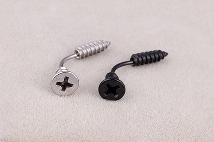 Tidal Current Personality Stainless Steel Screw Belly Button Rings Belly Button Piercing Belly Piercing Jewelry For Women