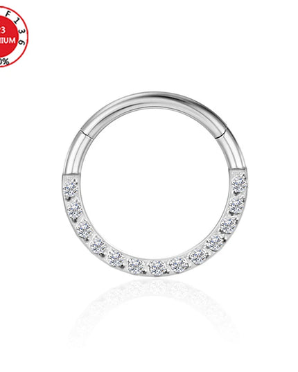 Septum Piercing Nose Ring for Women Piercing for The Ears Tragus Lip Zircon Jewelry Ladies Sexy Perforated Labret Body Jewelry