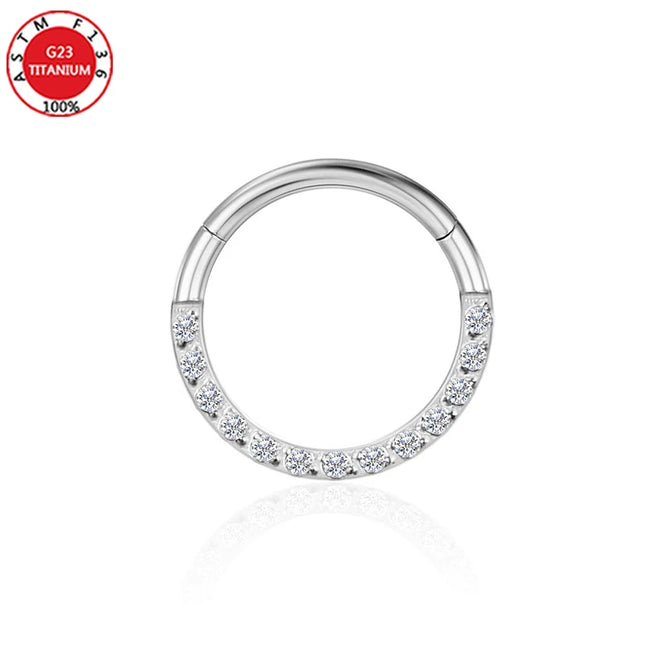 Septum Piercing Nose Ring for Women Piercing for The Ears Tragus Lip Zircon Jewelry Ladies Sexy Perforated Labret Body Jewelry