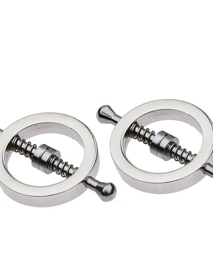 Funny Nipple Rings Stainless Steel Clip on Nipple Rings Shield Rings Barbell Ring Bar Nipple Rings Body No Piercing Jewelry