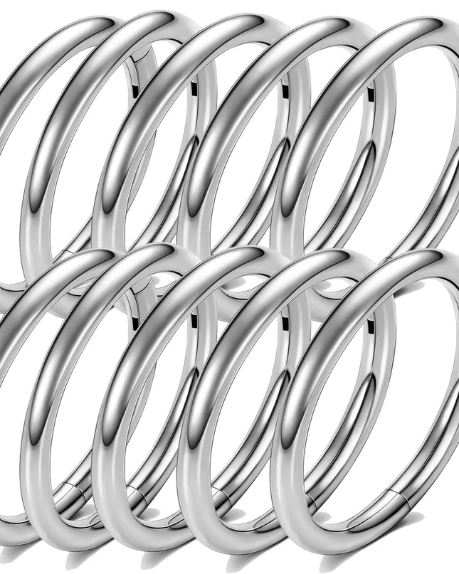 Hinged Nose Ring Hoop Septum Hoop  Ring Tragus Rook Ring Piercing Jewelry Lip Labret Ring Clicker Cartilage Earrings Women Gift