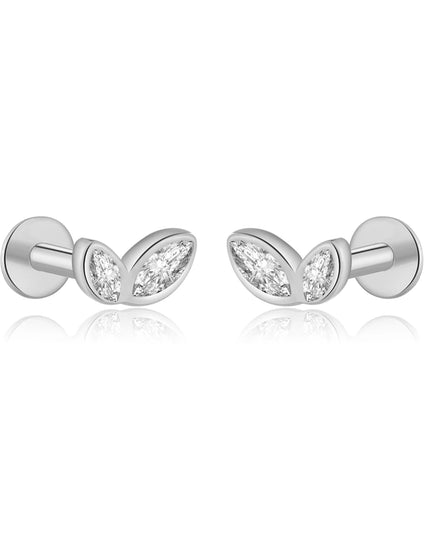 ANDYWEN 925 Sterling Silver 6mm Proud Milky Way  Queen Flash Baby Angel Piercing Screw Pendientes Stud Earring Women Clips Jewel