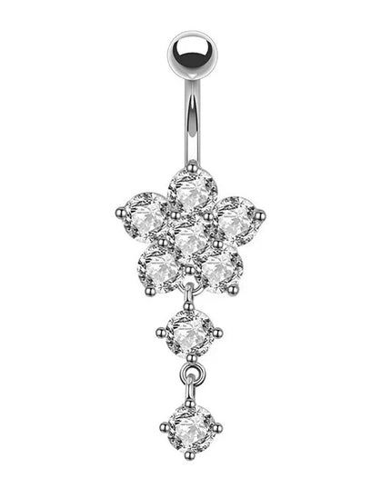 1Pc Surgical Steel Belly Button Ring Navel Nombril Piercing CZ Belly Ring Sexy Women Belly Piercing Body Jewelry Ombligo 14G