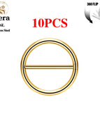 10PCS Gold Color / China Mainland / 14G 1.6x14x1.2mm