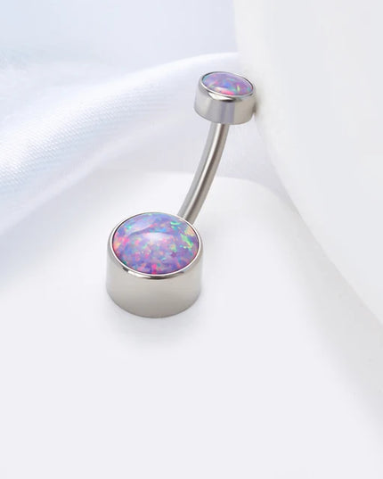 Belly Piercing Button Rings G23 Titanium Astm F136 14g Body Jewelry Internally Threaded Navel Ring Zirconia Earrings Zircon