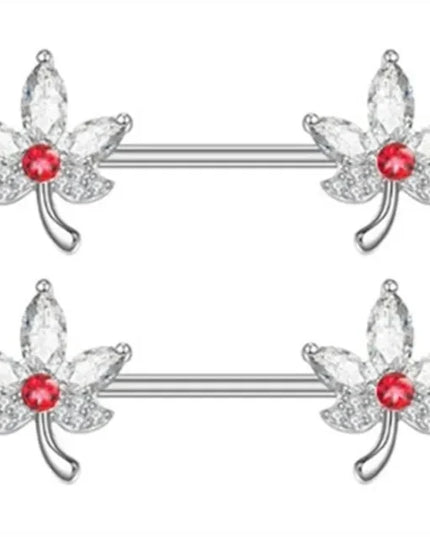 1Pair Stainless Steel Pink Nipple Piercing Jewelry Heart Wings Niplple Barbell Moon Devil Nipple Rings Body Piercing Pezon Mujer