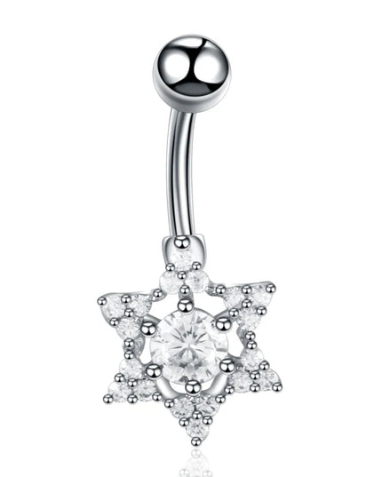 1Pc Surgical Steel Belly Button Ring Navel Nombril Piercing CZ Belly Ring Sexy Women Belly Piercing Body Jewelry Ombligo 14G