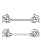 2713-SR / Nipple Rings / body|Heart