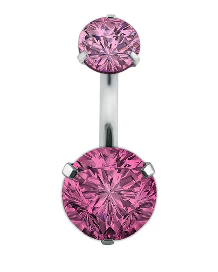 2023 Zircon Belly Button Rings for Women Girls Sexy Piercing Navel Ring Bar Drop Dangle Belly Navel Rings Ashion Body Jewelry