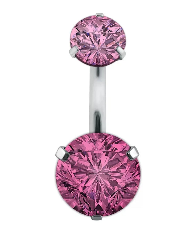 2023 Zircon Belly Button Rings for Women Girls Sexy Piercing Navel Ring Bar Drop Dangle Belly Navel Rings Ashion Body Jewelry