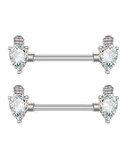 2712-SR / Nipple Rings / body|Heart