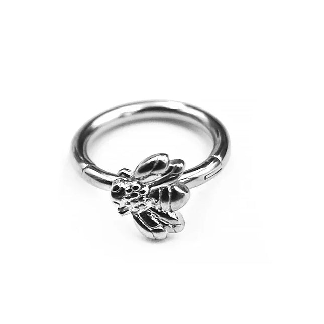 Nose Rings Hinged Segment Daith Hoop Rings Snake Bee Nose Ear Cartilage Ring Lip Septum Piercing Jewelry