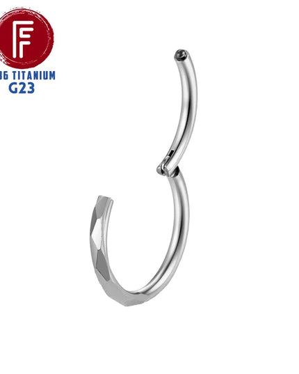 Piercing Nose Rings and Studs Cz Clicker Tragus Cartilage Earrings Labret Diaphragm F136 Titanium Sexy Helix Septum Body Jewelry