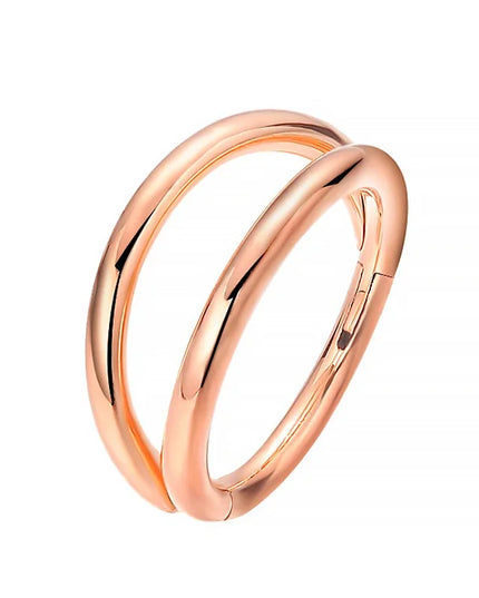 Nose Rings Hoops Double Septum Rings Cartilage Hoop Earring Piercing Nariz Open Stacked Hoop Nose Rings for Women and Men Gift