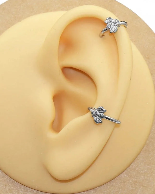 Nose Rings Hinged Segment Daith Hoop Rings Snake Bee Nose Ear Cartilage Ring Lip Septum Piercing Jewelry