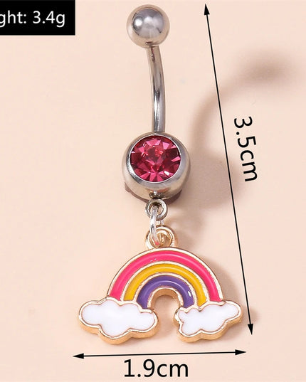 Cute Christmas Tree Belly Button Rings for Women Sexy Piercing Body Jewelry Navel Rings Girls Party Festival Jewelry Gifts