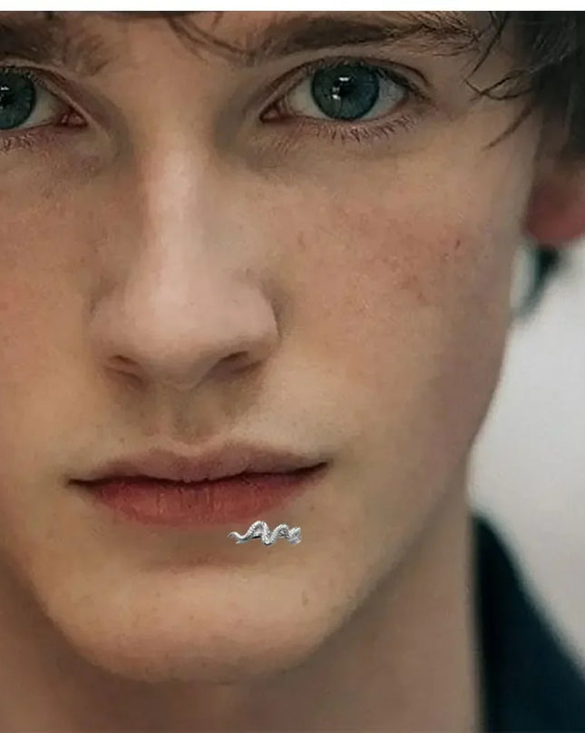 Nose Rings Hinged Segment Daith Hoop Rings Snake Bee Nose Ear Cartilage Ring Lip Septum Piercing Jewelry