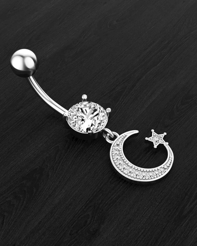 1Pc Surgical Steel Belly Button Ring Navel Nombril Piercing CZ Belly Ring Sexy Women Belly Piercing Body Jewelry Ombligo 14G