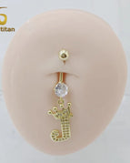 J Belly Ring / Navel & Bell Button Rings / China Mainland|16mm Titanium Bar|body|Geometric