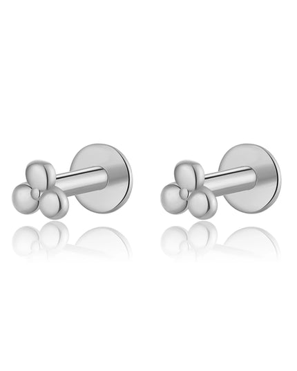 ANDYWEN 925 Sterling Silver 6mm Proud Milky Way  Queen Flash Baby Angel Piercing Screw Pendientes Stud Earring Women Clips Jewel