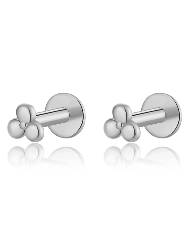 ANDYWEN 925 Sterling Silver 6mm Proud Milky Way  Queen Flash Baby Angel Piercing Screw Pendientes Stud Earring Women Clips Jewel