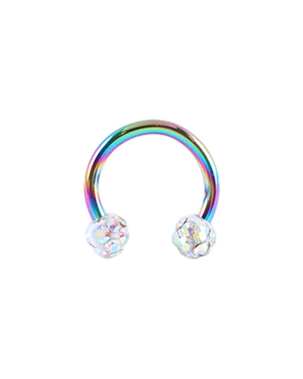 Nose Cuff Party Men Earrings Gifts Diamond Body Jewelry Stainless Steel Septum Rings Piercing Nose Ring
