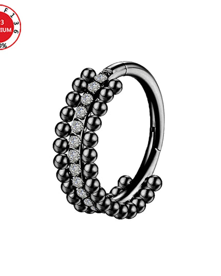 Septum Piercing Nose Ring for Women Piercing for The Ears Tragus Lip Zircon Jewelry Ladies Sexy Perforated Labret Body Jewelry