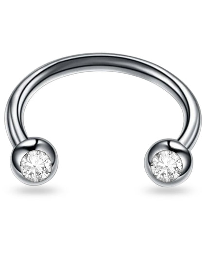 1pc Fashionable Titanium Steel Nose Ring Stainless Steel Nose Ring C-shaped Nose nail Minimalist Punk Piercing Jewelry