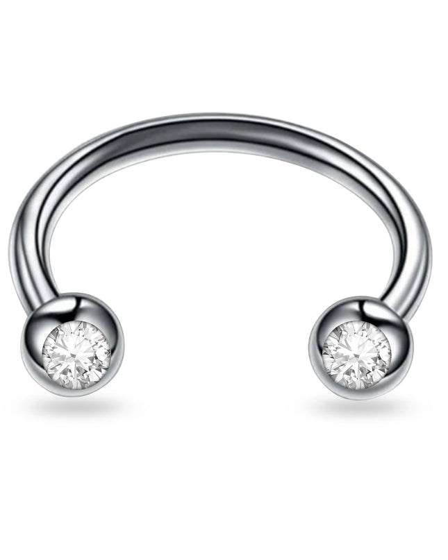 1pc Fashionable Titanium Steel Nose Ring Stainless Steel Nose Ring C-shaped Nose nail Minimalist Punk Piercing Jewelry