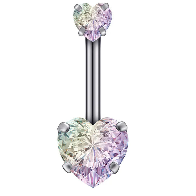 2023 Zircon Belly Button Rings for Women Girls Sexy Piercing Navel Ring Bar Drop Dangle Belly Navel Rings Ashion Body Jewelry