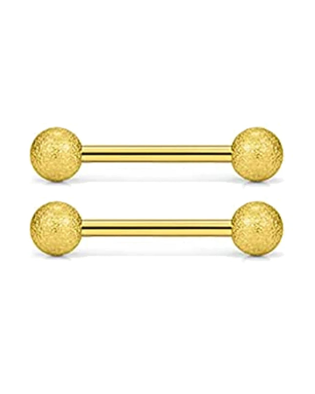 2pcs/8pcs Stainless Steel Nipple Ring Set with Rhinestones Round Balls Piercing For Woman Man Tongue Nail Stud Jewelry
