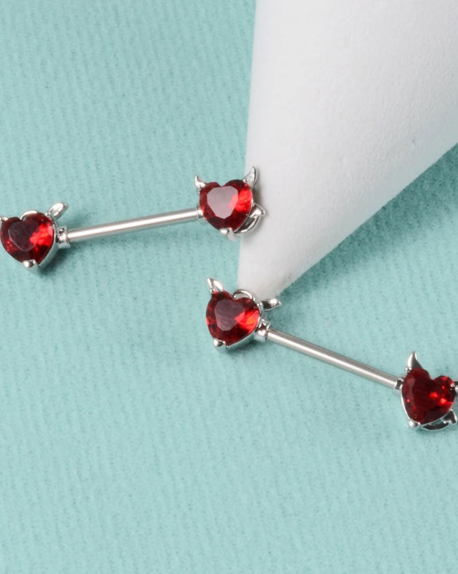 1Pair Sword Cross Nipple Piercing Barbell Surgical Steel Crystal Nipple Shield Cover Heart Butterfly Nipple Ring Body Jewelry14G