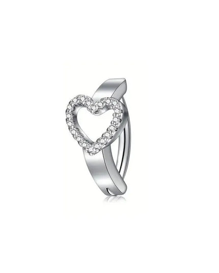 1PCS Heart Crystal Belly Button Rings For Women Fashion Reverse Belly Piercing Buckle Butterfly Navel Barbell Body Jewelry Gift
