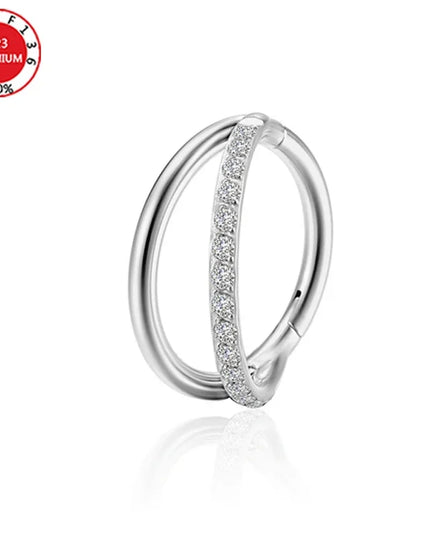 Septum Piercing Nose Ring for Women Piercing for The Ears Tragus Lip Zircon Jewelry Ladies Sexy Perforated Labret Body Jewelry
