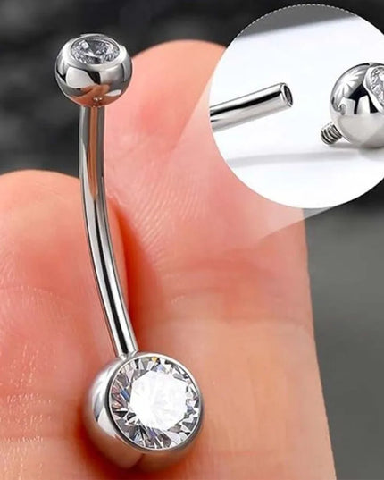 Sexy Titanium Material Belly Button Rings Curved Dangle Design Belly Piercing Jewelry Body Jewelry Body Piercing