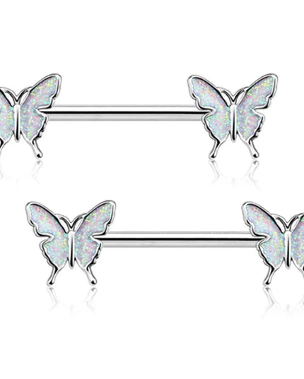 Pink Heart Nipple Piercing Barbell Set Shiny Crystal Nipple Rings Bulk For Women Flower Nippel Jewelry Pack Piercing Teton Lots