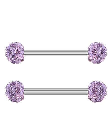 A Pair Cute Heart Dangled Nipple Piercings Barbell for Women Pink Color Moon Butterfly Shaped Sexy Nipple Rings Shield Bar Sets
