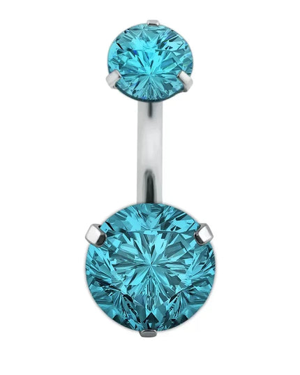 Steel Belly Button Rings for Women Girls Crystal Piercing Navel Ring Bar Drop Dangle Body Belly Navel Fashion Body Jewelry