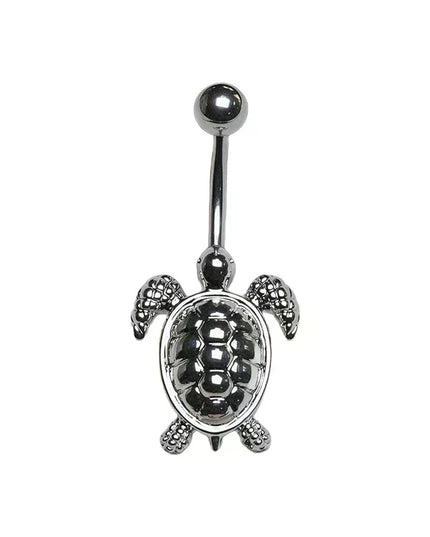 Retro Sea Turtles Belly Button Nail Rings Stainless Steel Anti Allergy For Women Belly Piercing Jewelry Gift