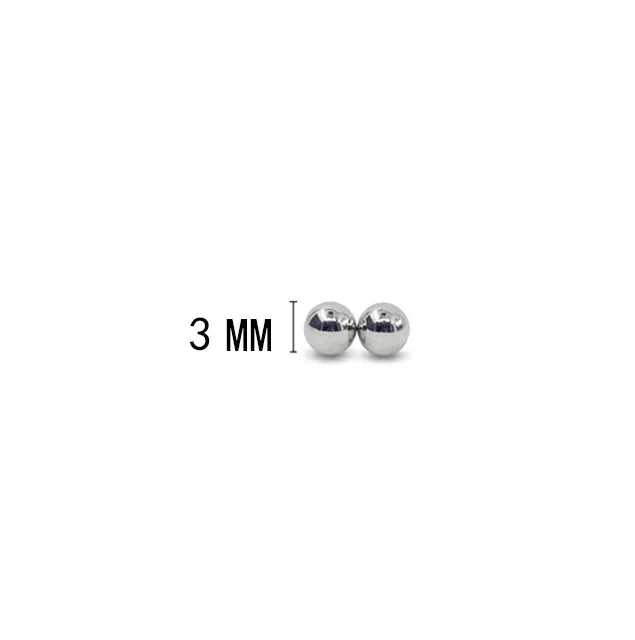 1Pair Ultra Powerful Magnet Nipple Piercing Women Balls Clamps Strong Magnetic Clitoris Bondage Sexy Body Piercing for Couple