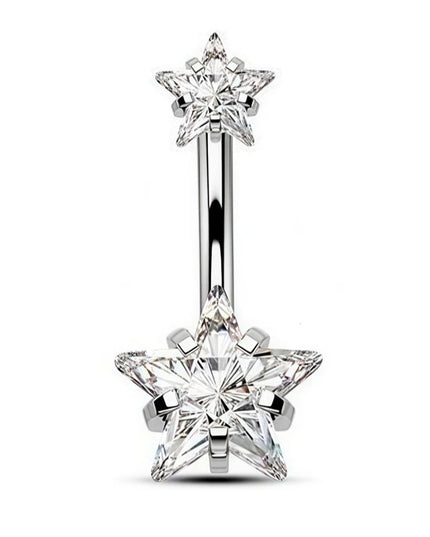 Sexy Belly Navel Piercing Stainless Steel Fashion Heart Belly Button Ring For Women Girls Belly Piercing Ring Body Jewelry