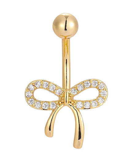 1PC 14G Surgical Steel Belly Button Rings Bow Butterfly Snake Cubic Zirconia Belly Button Barb Ombligo Piercing Jewelry