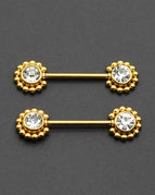 Crystal Nipple 3 / Nipple Rings / Surface and Dermal