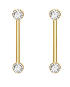 D-2Pcs / 14G 1.6x12x4x4mm