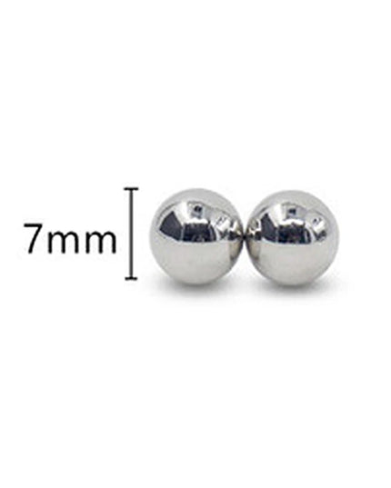 1 Pair Non Piercing Powerful Magnet Nipple Piercing Women Balls Clamps Strong Magnetic Bondage Sexy Body Piercing For Couple
