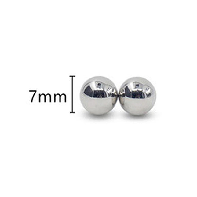 1 Pair Non Piercing Powerful Magnet Nipple Piercing Women Balls Clamps Strong Magnetic Bondage Sexy Body Piercing For Couple