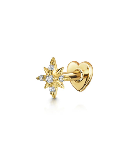 AIDE Heart Round Ball Flat Helix Piercing Earring 925 Sterling Silver Ear Studs Geometric Zircon Exquisite Trinket Studs Aretes